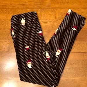 LuLaRoe Christmas Leggings Kids S/M